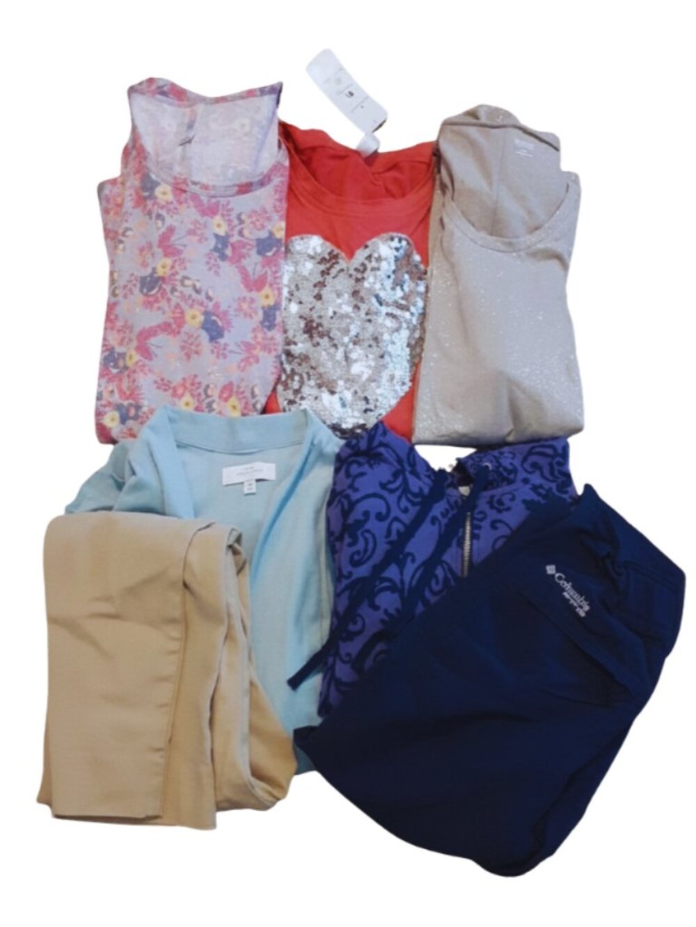 Bundle of women's items (Not-so-mystery-box) - Columbia, J.Jill, NWT items (S-M)